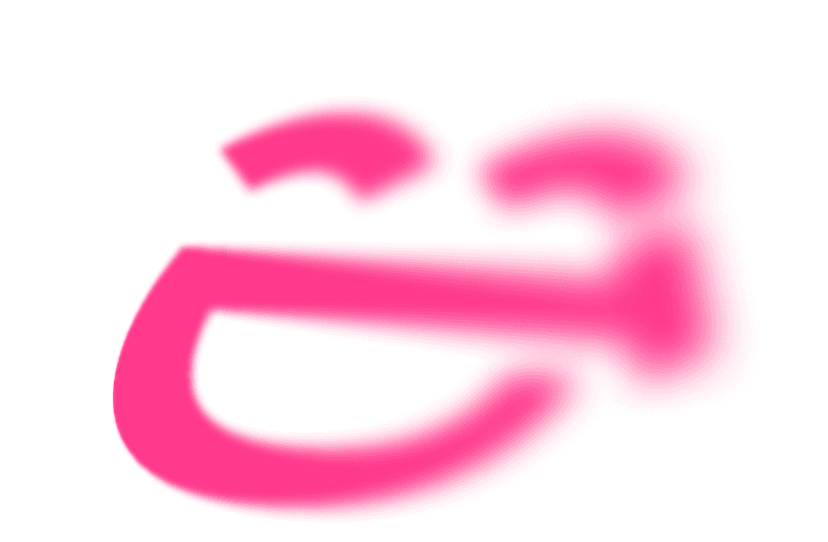 Decorative smile pattern